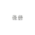 1ct IGI Lab-Grown Diamond Stud Earrings, 14K White Gold