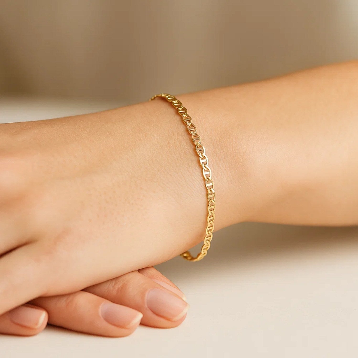 Mariner Link Bracelet, 14K Yellow Gold