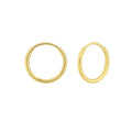 Mini Endless Hoop Earrings, 10K Yellow Gold