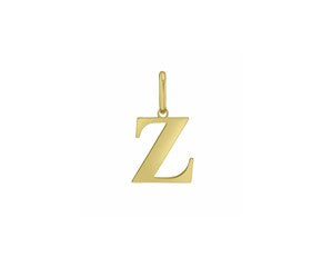 Yellow Gold Initial Z Layering Set