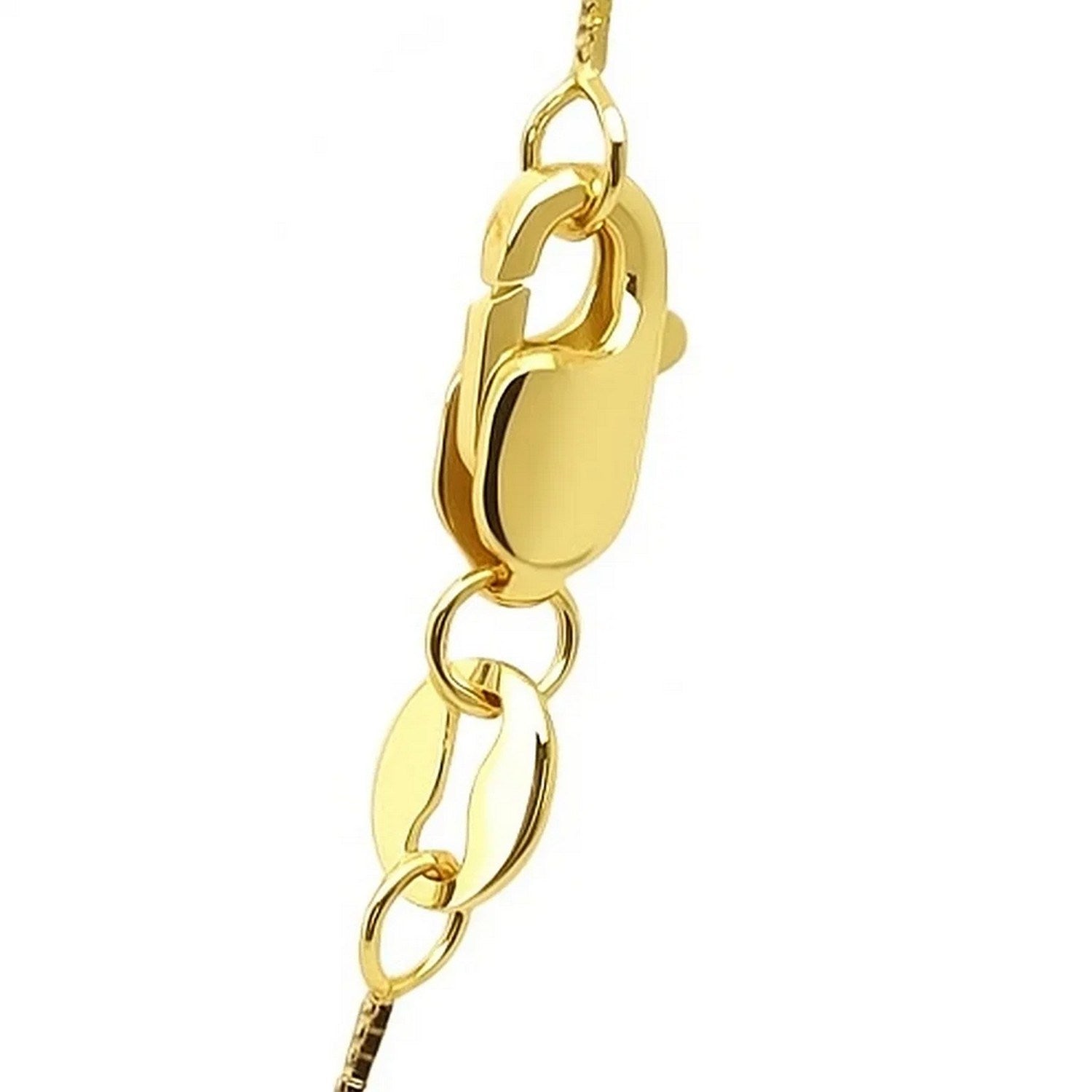 Classic Box Chain Necklace, 14K Yellow Gold (0.60mm)