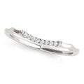 Pavé Wave Diamond Ring, 14K White Gold