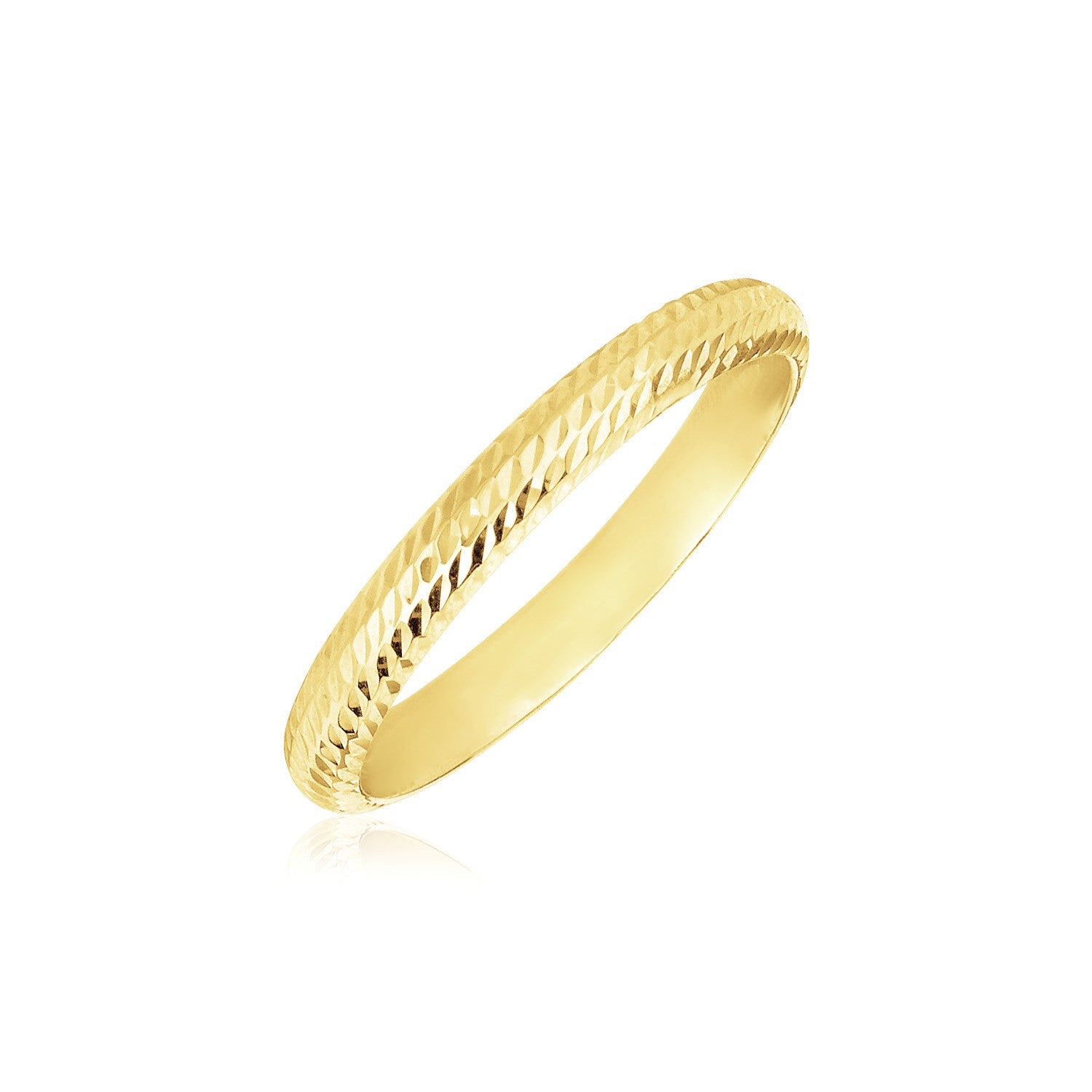 Bold Polished Dome Ring, 14K Yellow Gold