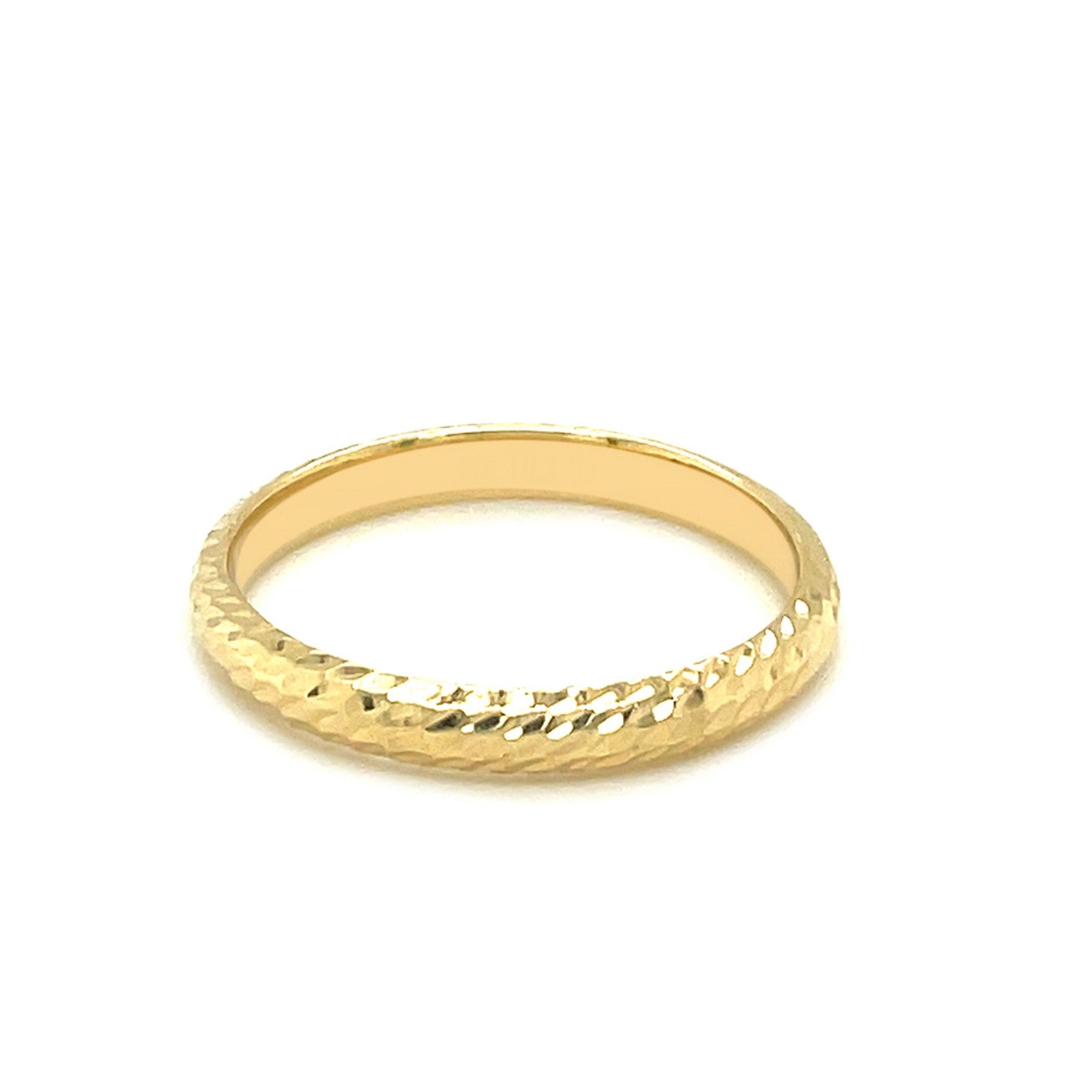 Bold Polished Dome Ring, 14K Yellow Gold