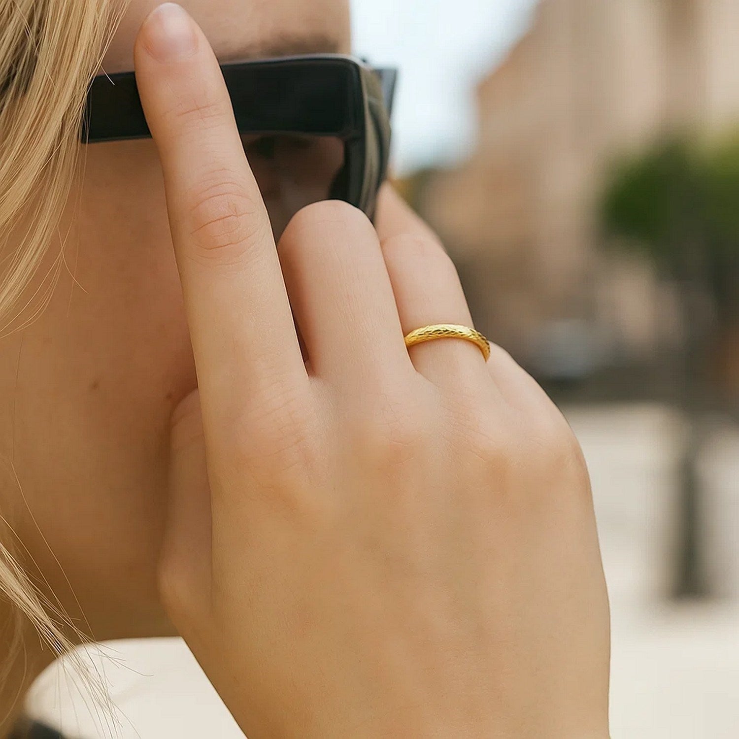 Bold Polished Dome Ring, 14K Yellow Gold