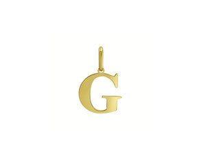 Yellow Gold Initial G Layering Set