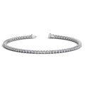2ct Lab-Grown Diamond Tennis Bracelet, 14K White Gold