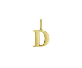 Yellow Gold Initial D Layering Set