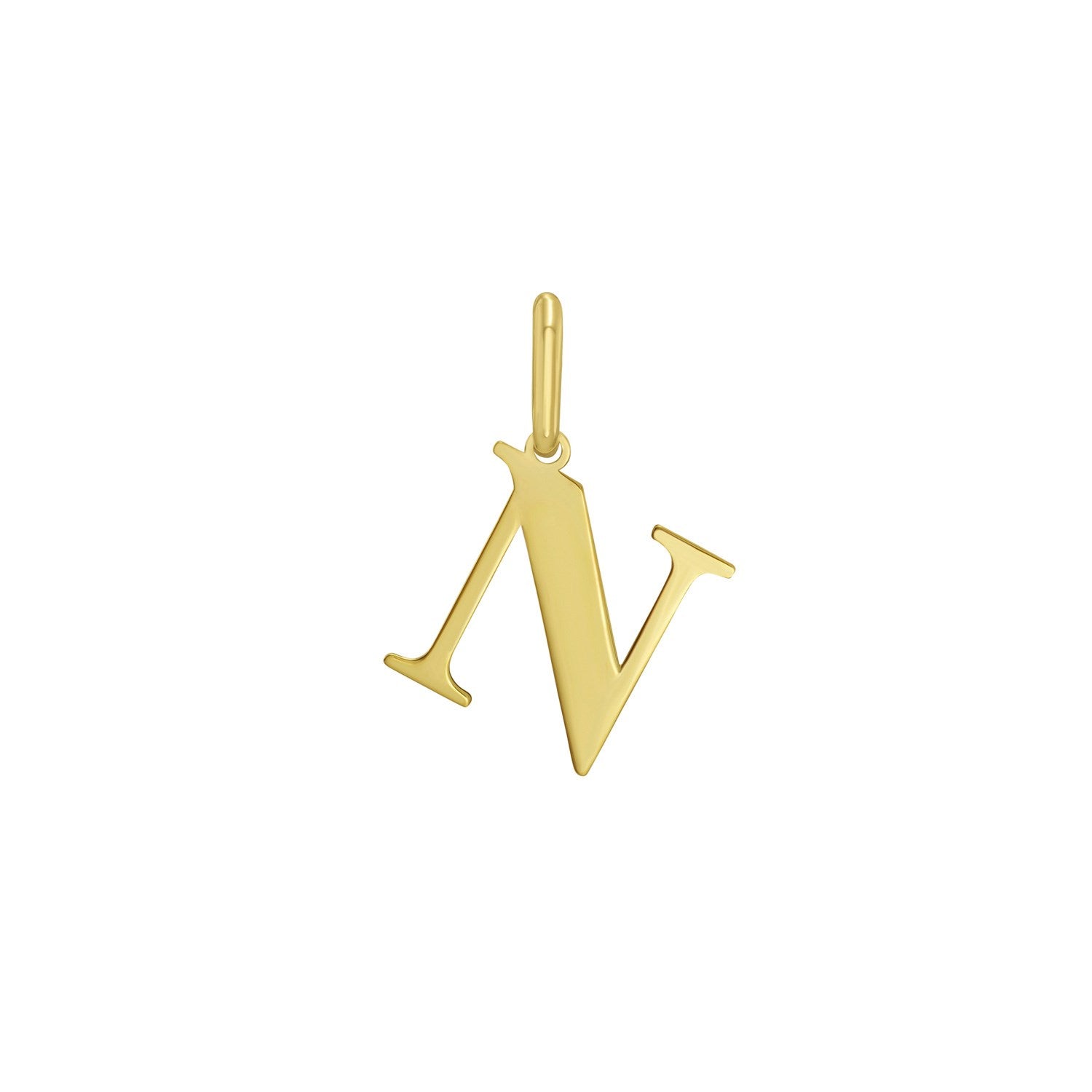 Yellow Gold Initial Layering Set