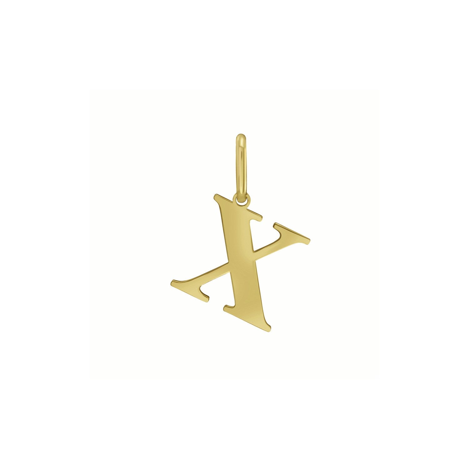Yellow Gold Initial Layering Set