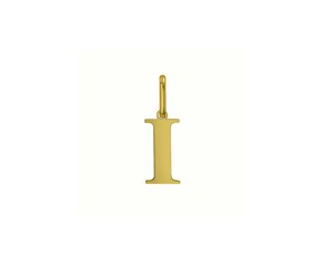 Yellow Gold Initial I Layering Set