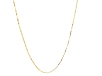 Classic Box Chain Necklace, 14K Yellow Gold (0.60mm) video