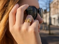 Open Ring with Bars, 14K Yellow Gold video